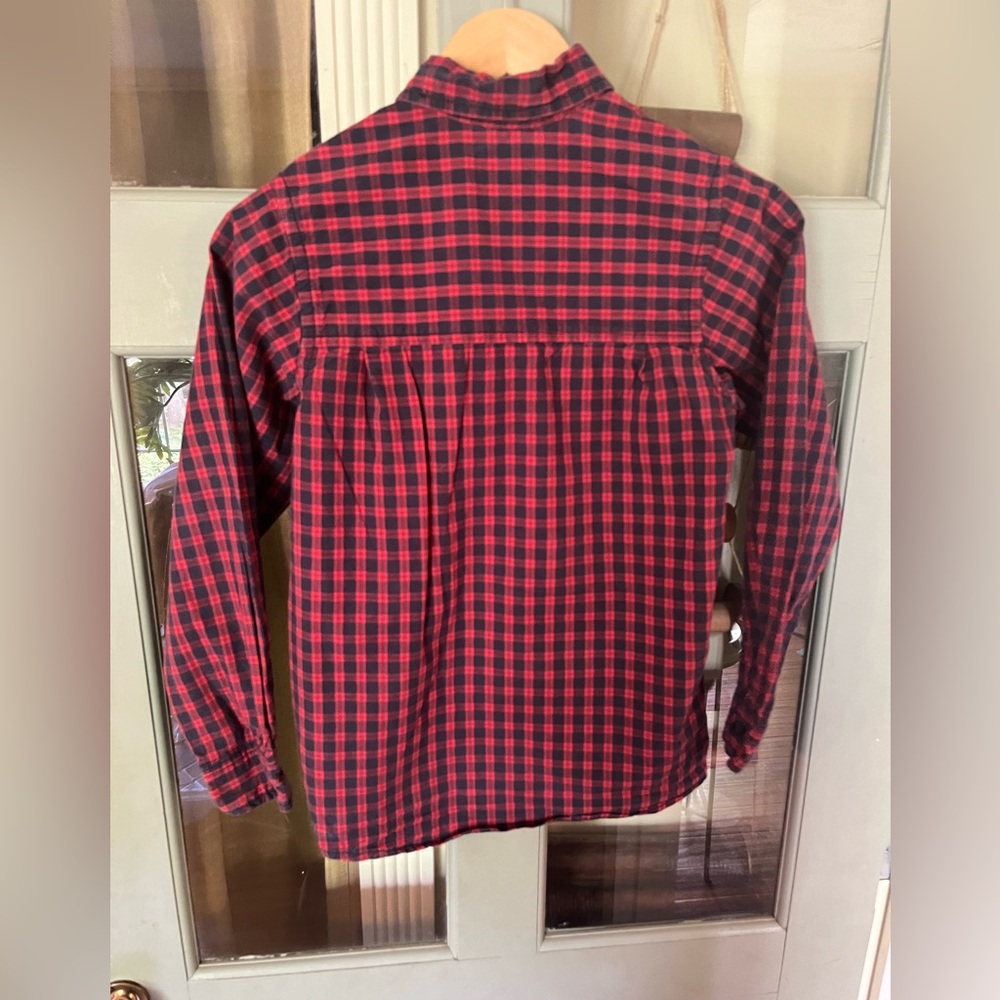 Oshkosh boys plaid shirt size 12